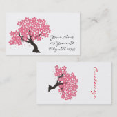 Japanischer Sakura-Kirschblüten Thunder_Cove Visitenkarte (Vorne/Hinten)