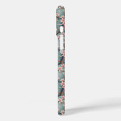 Japanischer Sakura-Koi-Fisch-Print Monogramm Case-Mate iPhone Hülle (Rückseite / Links)