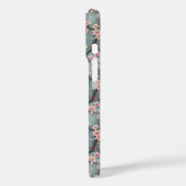 Japanischer Sakura-Koi-Fisch-Print Monogramm Case-Mate iPhone Hülle (Rückseite / Links)