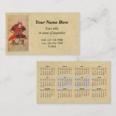 Japanischer Samurai 2016 (#01) Visitenkarte (Vorne/Hinten)