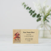 Japanischer Samurai 2016 (#01) Visitenkarte (Stehend Vorderseite)