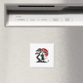 Japanischer Samurai Aikido Baum des Lebens Frieden Magnet (In Situ (Geschirrspüler))
