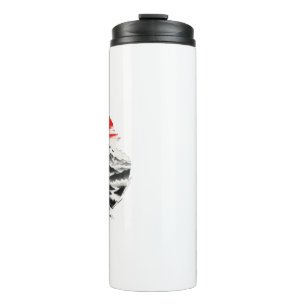 Japanischer Samurai Aufgehende Sonne Reisebecher Thermosbecher