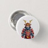 Japanischer Samurai Button (Vorne & Hinten)