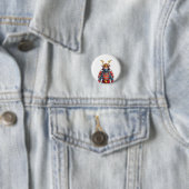 Japanischer Samurai Button (Beispiel)