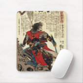 Japanischer Samurai-coole orientalische klassische Mousepad (Mit Mouse)