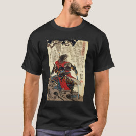 Japanischer Samurai-coole orientalische klassische T-Shirt