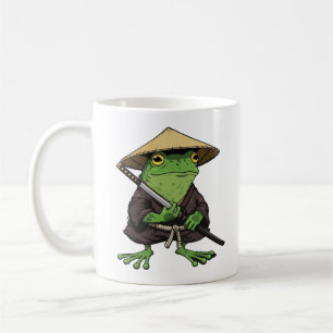 Japanischer Samurai-Frosch Kaffeetasse