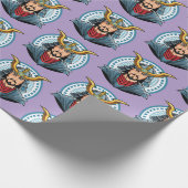 Japanischer Samurai Geschenkpapier (Ecke)