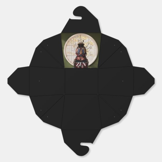 japanischer Samurai Geschenkschachtel (Ungeklappt)