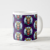 Japanischer Samurai Jumbo-Tasse (Vorderseite Rechts)