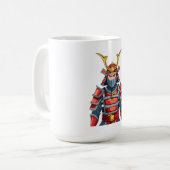 Japanischer Samurai Kaffeetasse (Vorderseite Links)