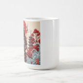 Japanischer Samurai-Krieger Kaffeetasse (Mittel)