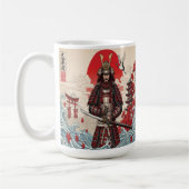 Japanischer Samurai-Krieger Kaffeetasse (Links)