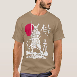 Japanischer Samurai-Krieger Kampfsport Katana-Käm T-Shirt