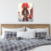 Japanischer Samurai-Krieger Leinwanddruck (Insitu (Schlafzimmer))