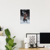 Japanischer Samurai-Krieger Poster (Heimbüro)