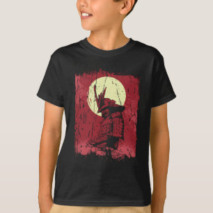 Japanischer Samurai-Krieger Vintage Japan Kämpfer T-Shirt