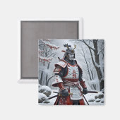 Japanischer Samurai-Magnet Magnet (Vorderseite/Rückseite)