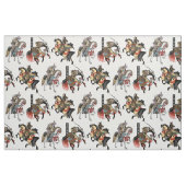 Japanischer Samurai-Pferdestoff Stoff (Fat Quarter (45,7 x 55,9 cm))