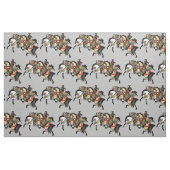 Japanischer Samurai-Pferdestoff Stoff (Fat Quarter (45,7 x 55,9 cm))
