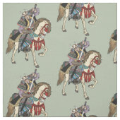 Japanischer Samurai-Pferdestoff Stoff (Muster)