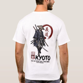 Japanischer Samurai-Ronin-Krieger Kyoto Bushido-Ku T-Shirt
