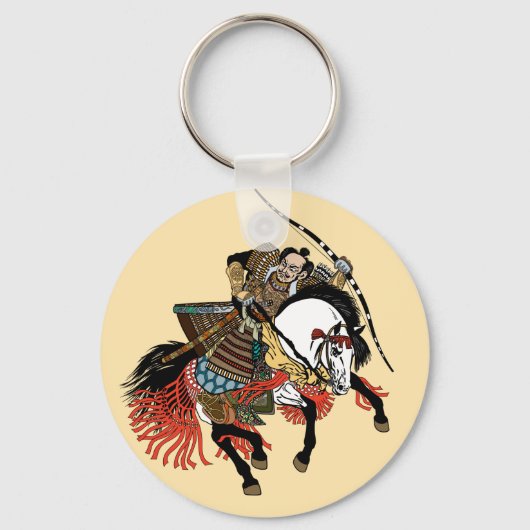 japanischer Samurai-Schlüsselanhänger Schlüsselanhänger (Vorderseite)