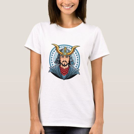 Japanischer Samurai T-Shirt (Vorderseite)