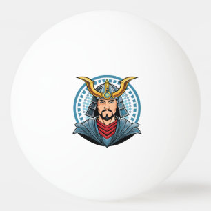 Japanischer Samurai Tischtennisball