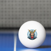Japanischer Samurai Tischtennisball (Netto)