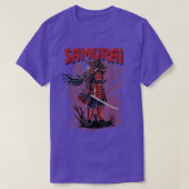 Japanischer Samurai Warrior Bushido Code, Schwertb T-Shirt (Design vorne)
