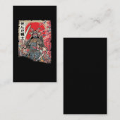 Japanischer Samurai Warrior Japan Dead Swordsman Visitenkarte (Vorne/Hinten)