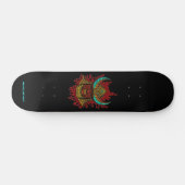 Japanischer Samuraisturzhelm cooler Skateboard (Horizontal)