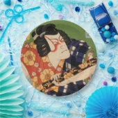 Japanischer Schauspieler (#1) (Vintager japanische Pappteller (Party)