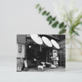 Japanischer Schirmladen Postkarte (Stehend Vorderseite)