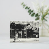Japanischer Schrein Postkarte (Stehend Vorderseite)