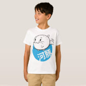 Japanischer Schwarmfisch T-Shirt (Vorne ganz)