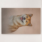Japanischer Shiba Inu Hund Zeichne Puzzle (Horizontal)