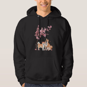 Japanischer Shiba Inu Kirschblüten-Blume Sakura Tr Hoodie
