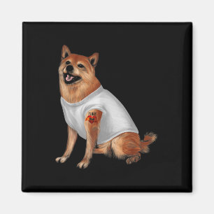 Japanischer Shiba Inu Tattoo Dog Lover Hausbesitze Magnet