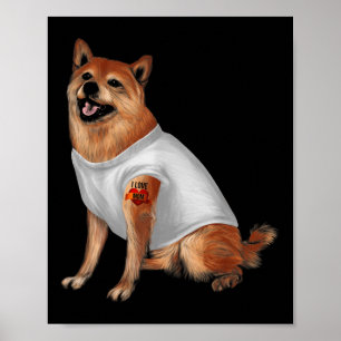 Japanischer Shiba Inu Tattoo Dog Lover Hausbesitze Poster