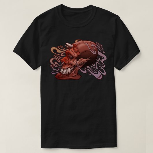 Japanischer Skull T-Shirt (Design vorne)