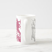 Japanischer Sonnenschirm entwarf Tasse (Rückseite)