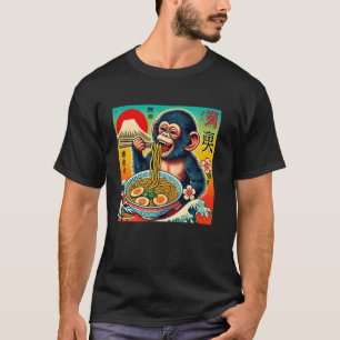 Japanischer Sonnenuntergang Kunst-Postwertzeichen  T-Shirt