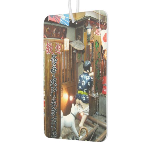 Japanischer Spaß - Hunde ziehen Ameisen herunter Autolufterfrischer (Links)