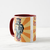 Japanischer Spielzeugrobot 1 Tasse (Vorderseite Links)