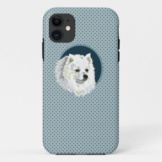 Japanischer Spitz Case-Mate iPhone Hülle (Rückseite)