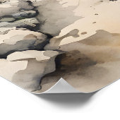 Japanischer Spitz - Dog Art Print Poster (Ecke)