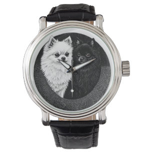 Japanischer Spitz Hund Charmante Hunderasse Gesche Armbanduhr